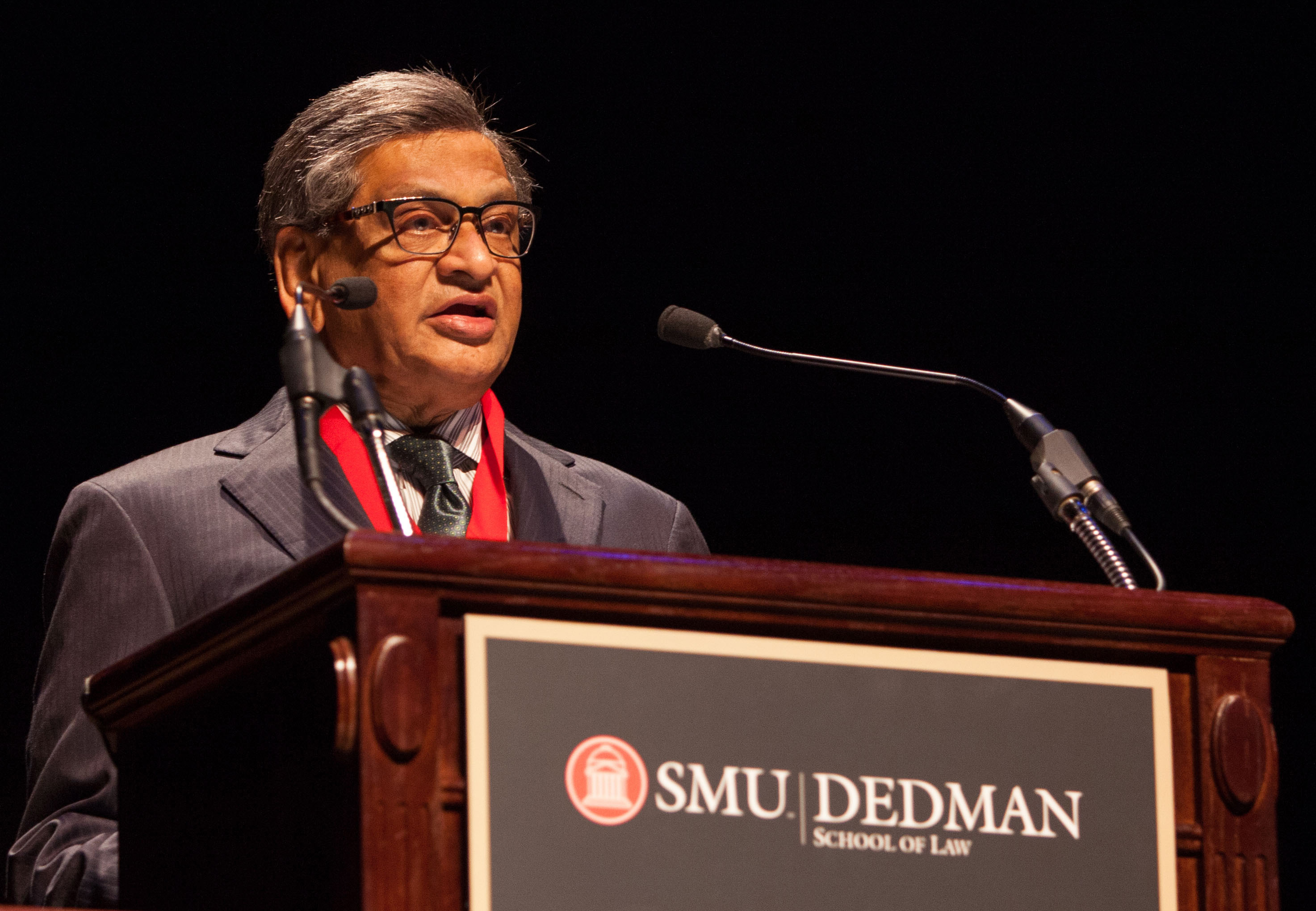 S M Krishna speaks at SMU